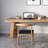 Burlywood Rectangular Solid Wood desk-1095728594