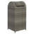 Toby Wicker Swing Top Outdoor Trash/Recycling Bins - 25 Gallons-48885777