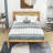 Lengel Wooden Frame Platform Bed with Wood Headboard-497936622