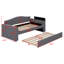 Lit de jour rembourré avec accoudoirs de rangement, lit gigogne et système audio Bluetooth-1637385060-1637385059