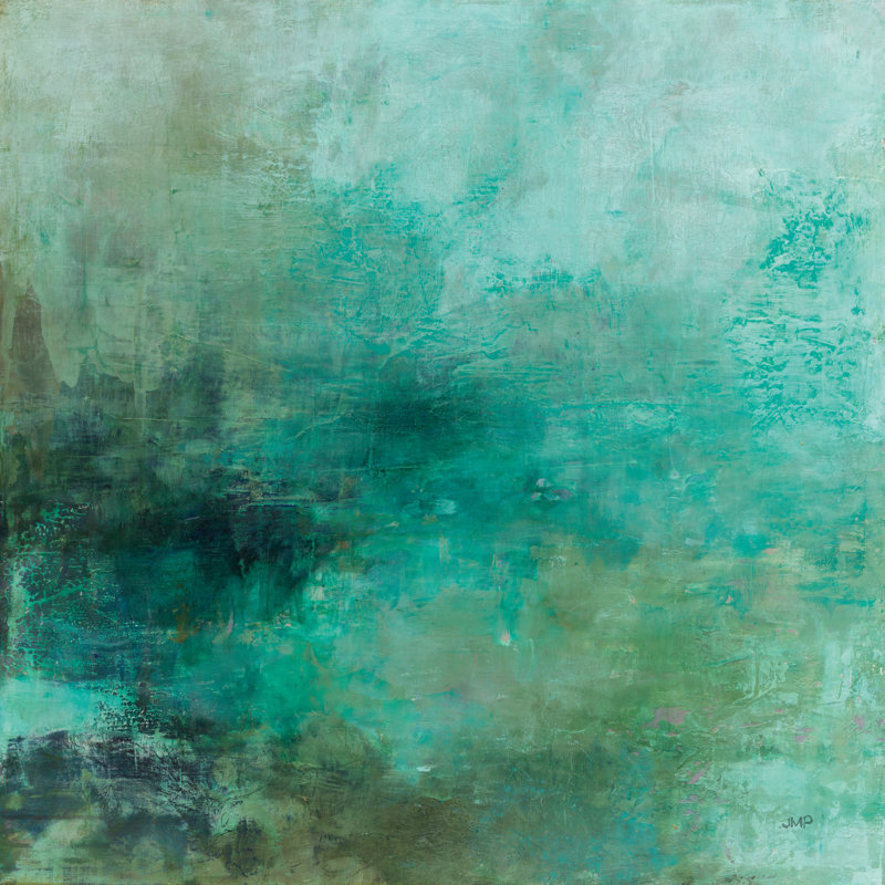 Impression à la dérive, Non, Reproduction avec cadre noyer, H 12 po x l 12 po