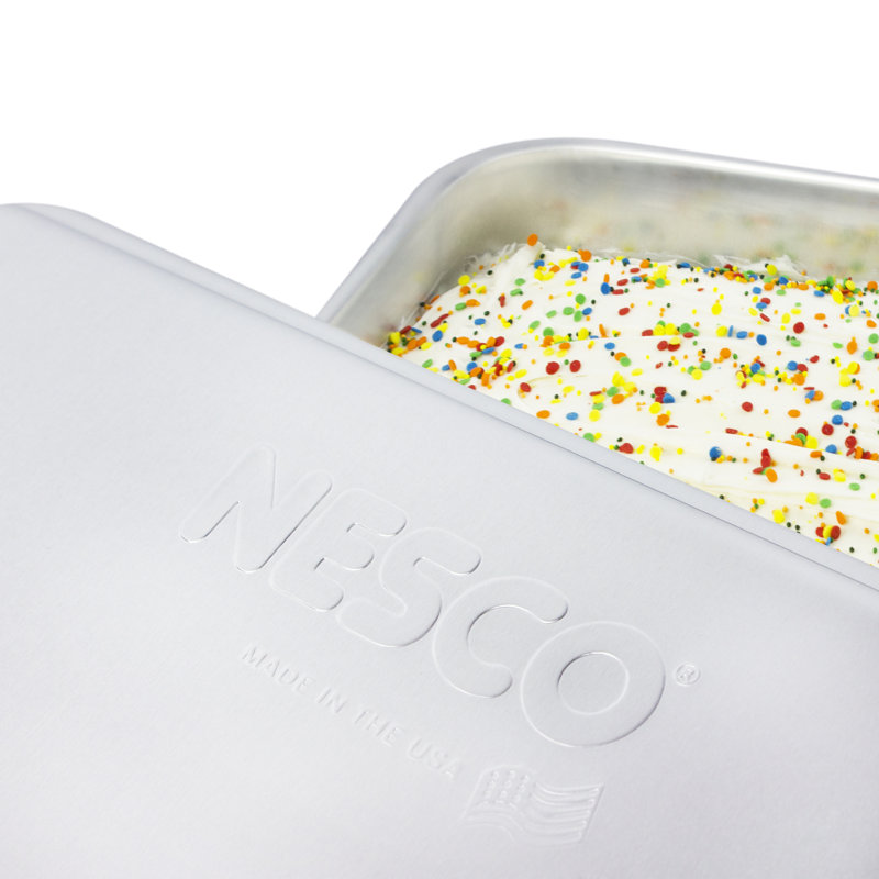 Nesco 2 Piece Aluminum Non-Stick Rectangle Set