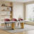 Andrik 9 - Piece Dining Set with 94.5'' Extendable Sintered Stone Table and 8 Dining Chairs for 8-10-463090748