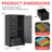 4-Drawer Metal Vertical File Cabinet with Lock and 1 Door for Home Office, Steel Storage Cabinet for Hanging Legal/Letter/A4 Size Files-1244411701