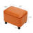 16.1"  Faux Leather Storage Ottoman-1294036135