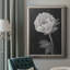 Black And White Flowers II - Single Picture Frame Print on Canvas-496132648