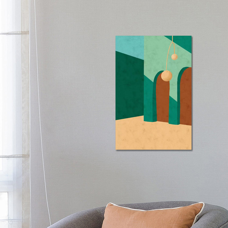 Rua Esmeralda by Reyna Noriega - Print on Canvas, 20.32 cm H x 30.48 cm W, No Framed