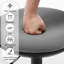 Parshall Swivel Upholstered Adjustable Height Counter Stool with Metal Frame-2037847570-2037847583