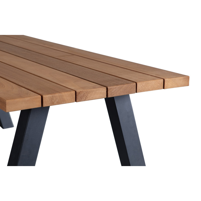 Tablo Rectangular Metal Outdoor Dining Table , 210cm cm W 81cm cm D