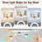 Soft Rounded Frameless Backlit LED Bathroom Vanity Mirror, Dimmable, Anti-Fog, 3 Color Temperatures, Tempered Glass, UL/ETL Certified-629434351
