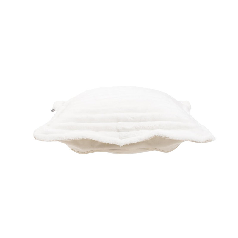 Housse de repose-pieds et coussin Puff Shar Pei, Naturel