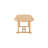Arrion Extendable Oval Teak Outdoor Dining Table