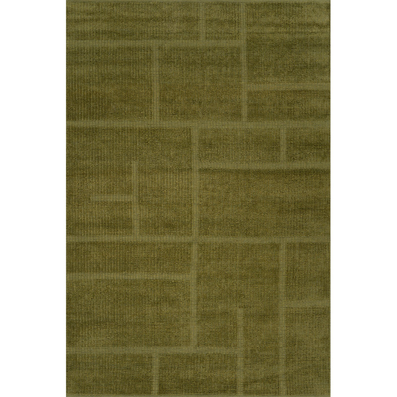  Tapis bohème Cerisse, Green, Rectangle 7'6" x 9'6"