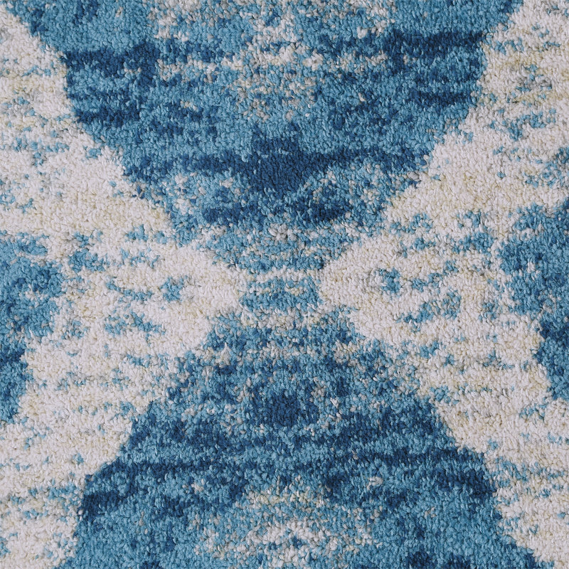 Sydney Vintage Abstract Synthetic Area Rug, Rectangle 100 x 140cm