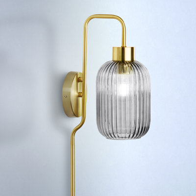 Gracieleigh Iron Plug-in Armed Sconce