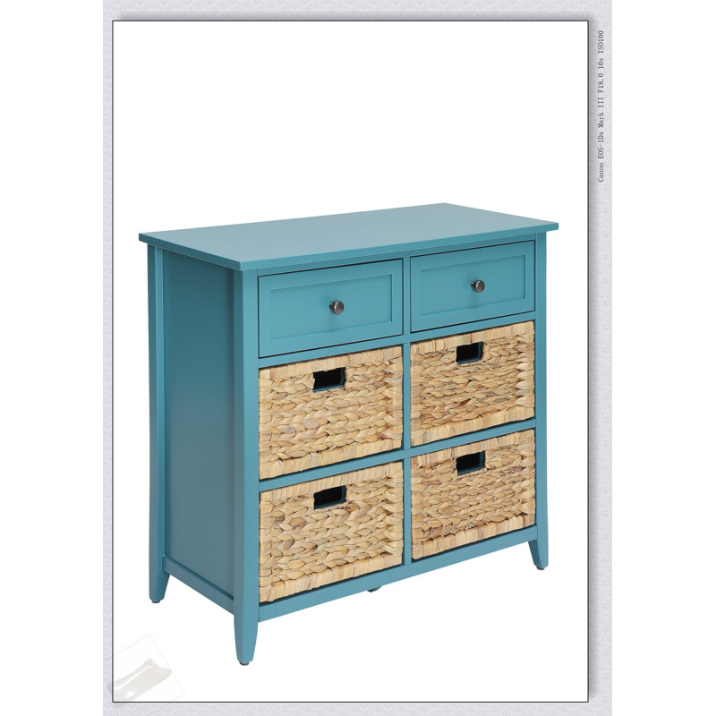Armoire console Flavius, H 28 po x l 30 po x P 13 po, Sarcelle