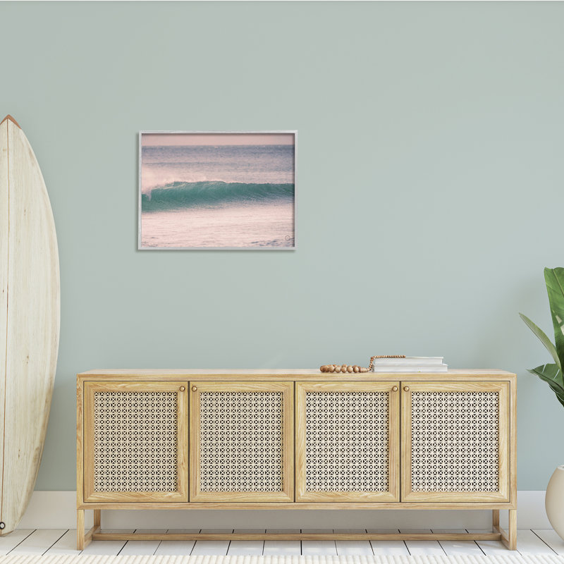 Art mural sur toile tendue surdimensionné, marée tropicale, océan tropical, par Nathan Larson, Estampe numérique Farmhouse