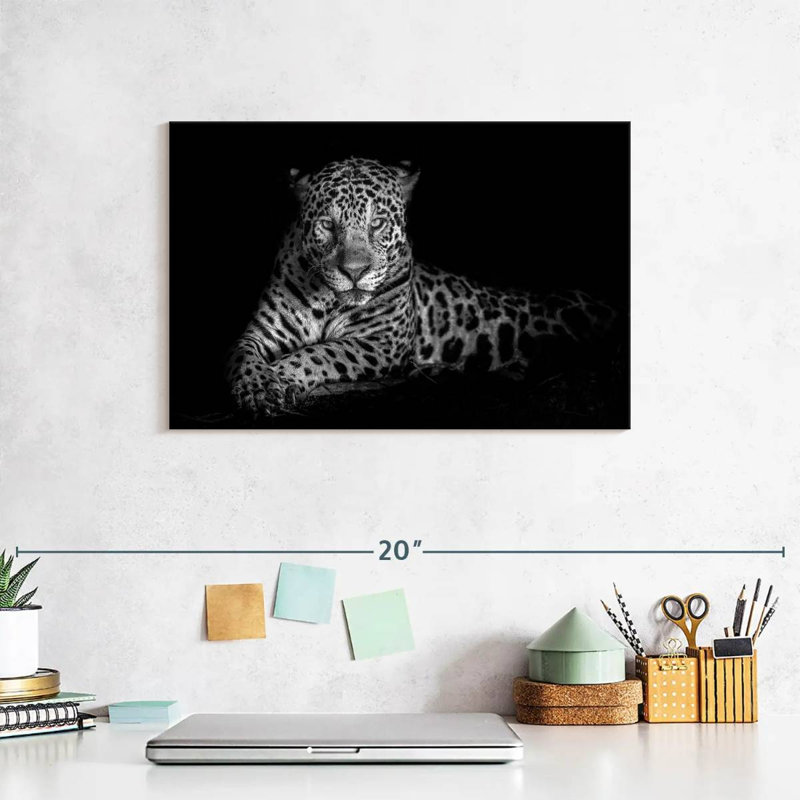 Brampt Blue Eyes Jaguar, 8" H x 12" W