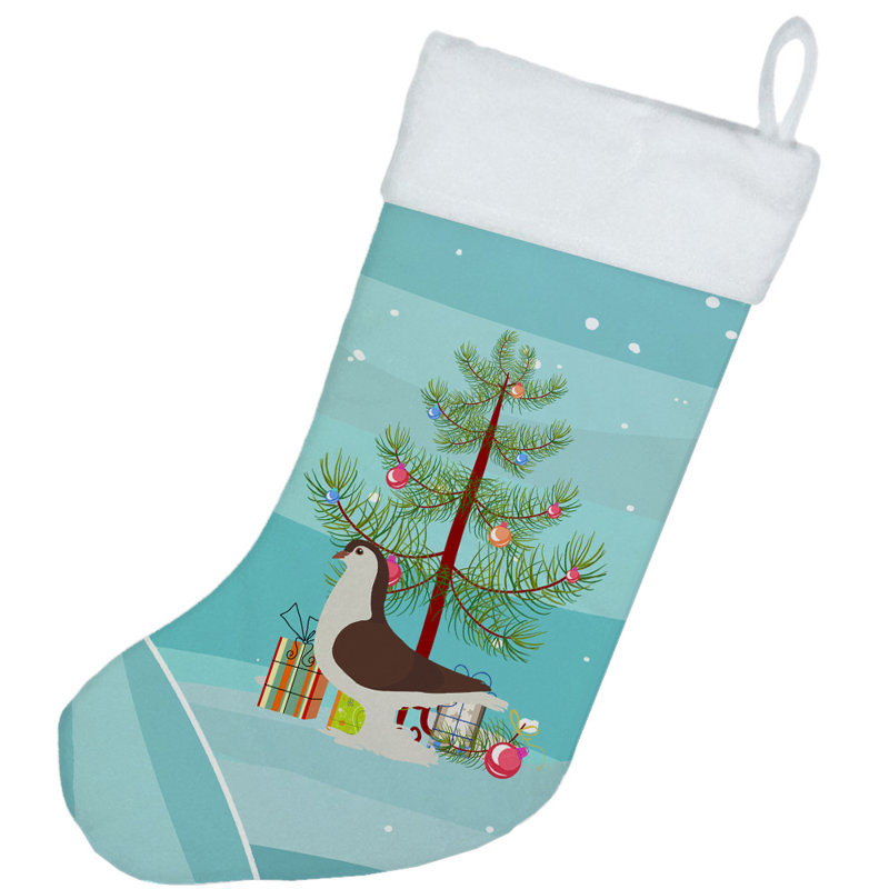 Chaussette de noël pigeon