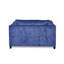 Fauteuil club texturé avec coussins bleu marine pour un siège confortable - l 51,88 po x P 34,25 po