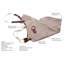 Solid Colour Cotton Bib Apron