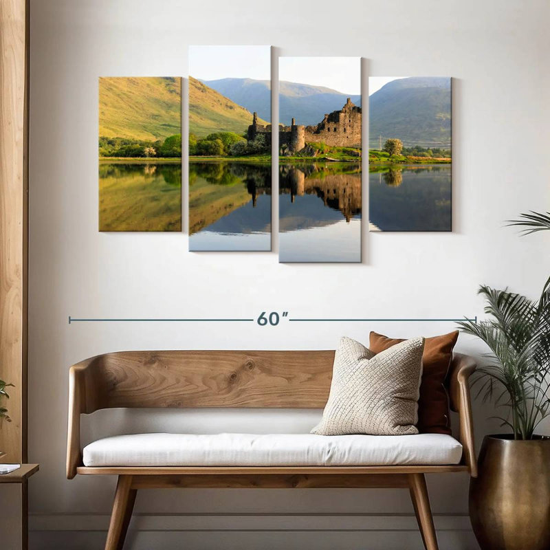 Lilie Kilchurn Castle Ruins, 32" H x 52" W