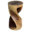 Table de bout cylindrique en bois massif-1392237031