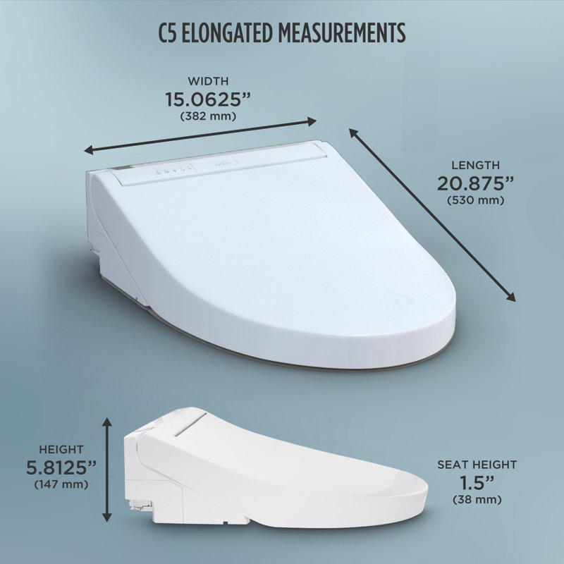 Washlet® Elongated Bidet Seat, Sedona Beige