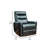 Aki Faux Leather Swivel Recliner-98535165