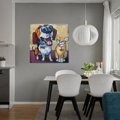 Art de chien contemporain Dude Chill
