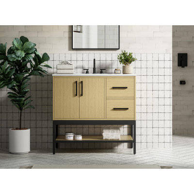 Meuble-lavabo simple 36 po
