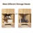 67''H Tall Corner Cabinet With Handmade Rattan Door-1996818690