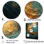 Impression sur toile Golden Emerald Surge II - Abstract Spirals-95870418-95870420