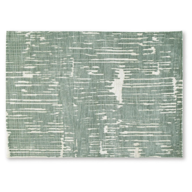 Tapis à motif abstrait rayé Cayo