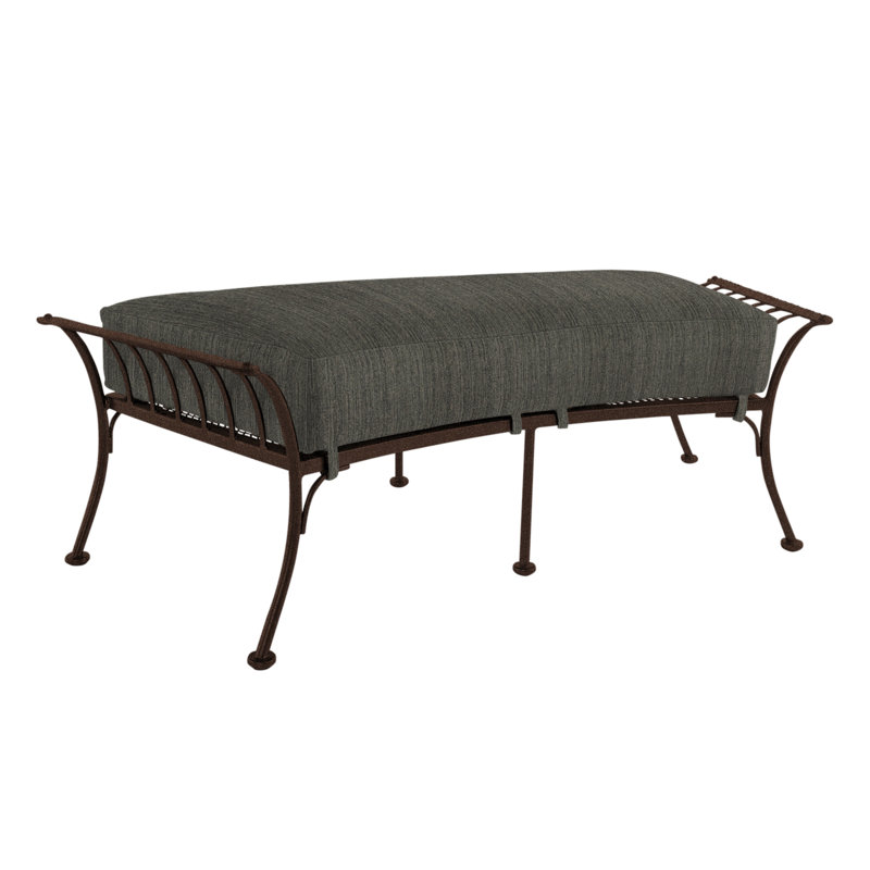 Monterra Outdoor Ottoman, Copper Creek, Adena Shale