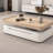 Creative light luxury cream style coffee table