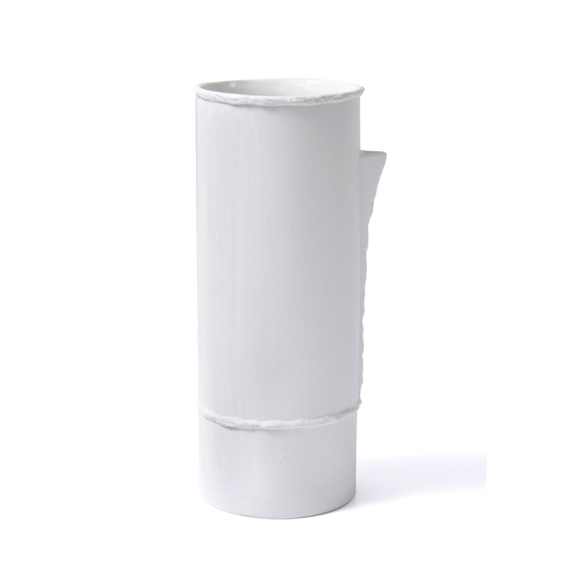 Vase, Blanc, H 18 po x l 16 po x P 41 po