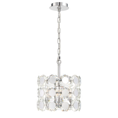 Lustre 3 lumières Perrene en chrome