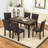 7-Piece Dining Table Set with 6 Chairs
