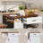Farmhouse Kitchen Island with Drop Leaf and Storage-1553970897