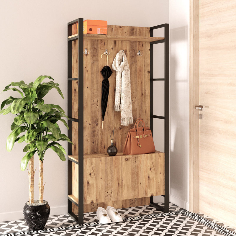 Sewa Hall Tree with Shoe Storage