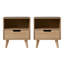 Tables de chevet 1 tiroir Merrylee-98921908
