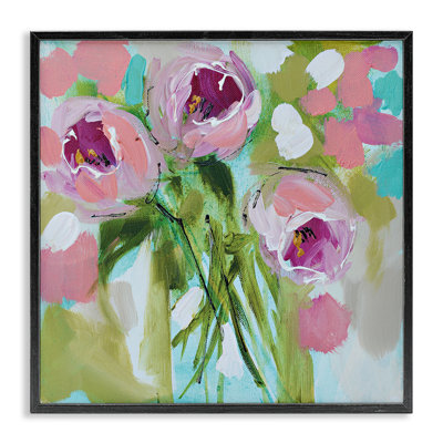 For You Rose Trio, estampe numérique, design par Amanda Brooks