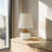 Kaden Beige Ceramic Beige Shade Table Lamp