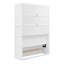 Lit escamotable double pleine grandeur avec tablettes-1475838372