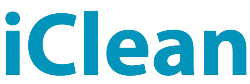 Décalcomanie murale à linge iclean, H 6 po x l 24 po x P 0,01 po, Bleu sarcelle
