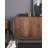 Minimalist light luxury black walnut shoe cabinet
