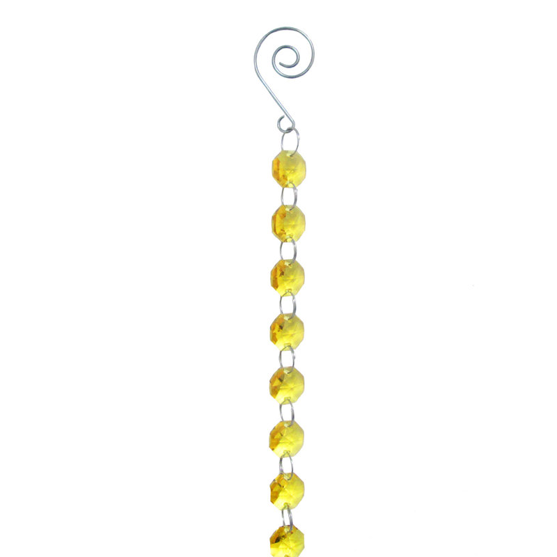 0.5'' Crystal Holiday Shaped Ornament