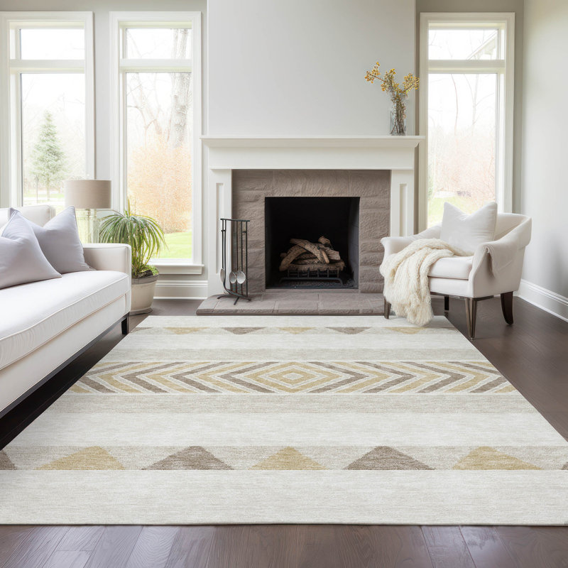  Chayden Area Rug with Non-Slip Backing, Rectangle 8' x 10'