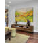 « patchwork hills vii », reproduction d’art sur toile tendue-20677656